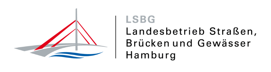 Logo: Landesbetrieb Straßen, Brücken und Gewässer Hamburg