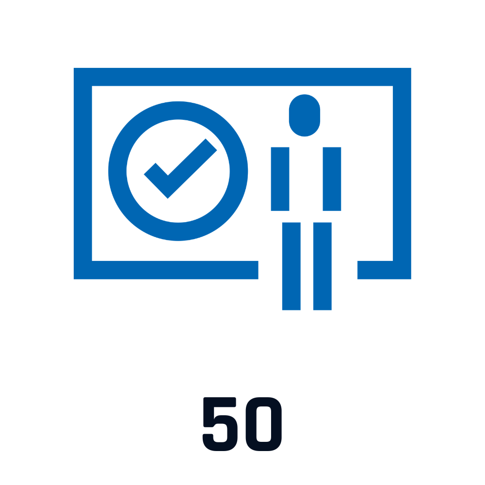 Icon: 50 Vorträge