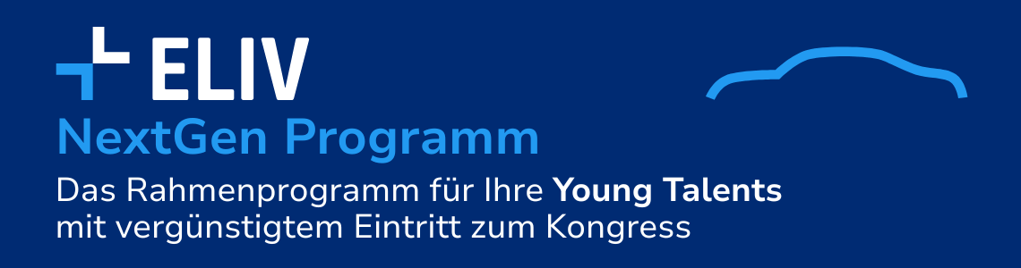 Banner: NextGen Program: Das Rahmenprogramm für Ihre Young Talents mit vergünstigtem Eintritt zum Kongress