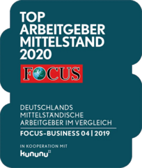 Siegel Top Arbeitgeber Mittelstand 2020